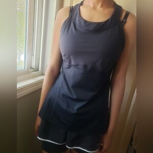 Lululemon Black Athletic Thank  Top